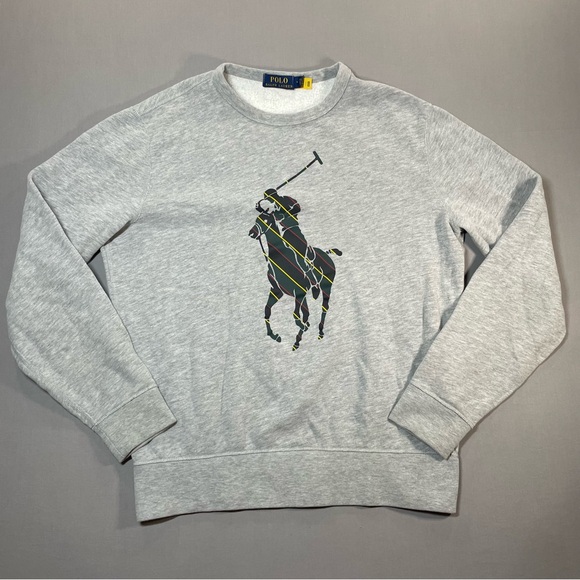 Polo Ralph Lauren Varsity Big Pony Crewneck Graphic Sweatshirt - Mens Medium